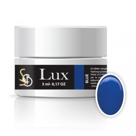 Gel color blu senza dispersione - gel nail art