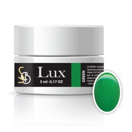 Gel color verde senza dispersione - gel nail art