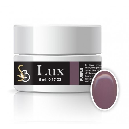 Gel color viola tendente al marrone senza dispersione - gel nail art