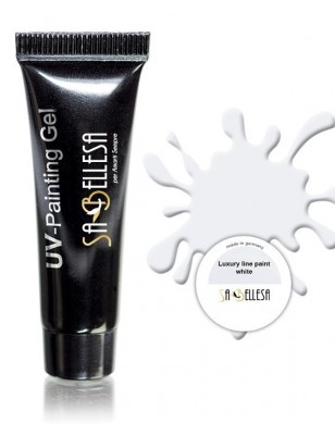 Painting Gel UV in pasta bianco - gel nail art