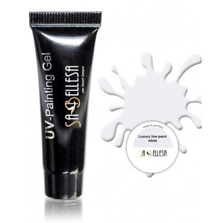 Painting Gel UV in pasta bianco - gel nail art