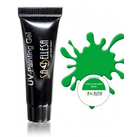 Painting Gel UV in pasta verde - gel nail art