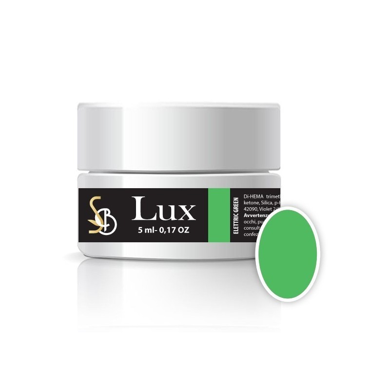 Gel nail art verde neon - Elettric Green