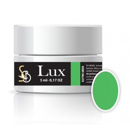 Gel color verde neon senza dispersione - gel nail art