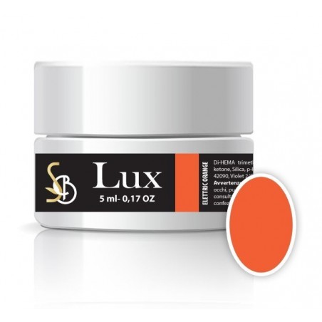 Gel color arancio neon senza dispersione - gel nail art