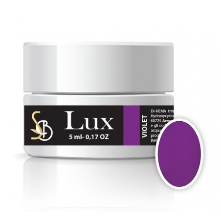 Gel color viola neon senza dispersione - gel nail art