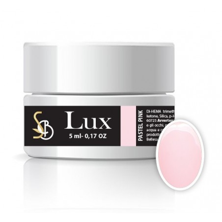 Gel color rosa pastello senza dispersione - gel nail art