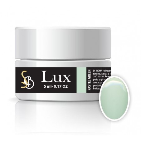 Gel color verde pastello senza dispersione - gel nail art