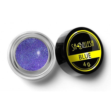 Glitter blu a grana piccola per decorazioni nail art