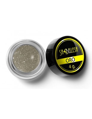 Glitter oro a grana piccola per decorazioni nail art