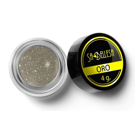 Glitter oro a grana piccola per decorazioni nail art