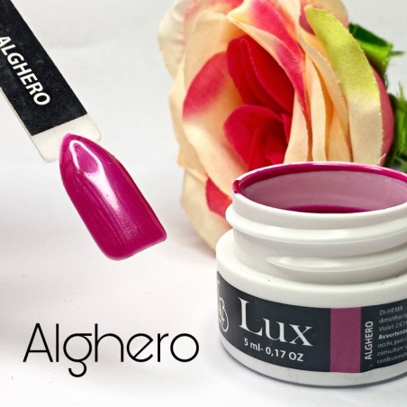 Gel nail art fucsia perlato - Alghero