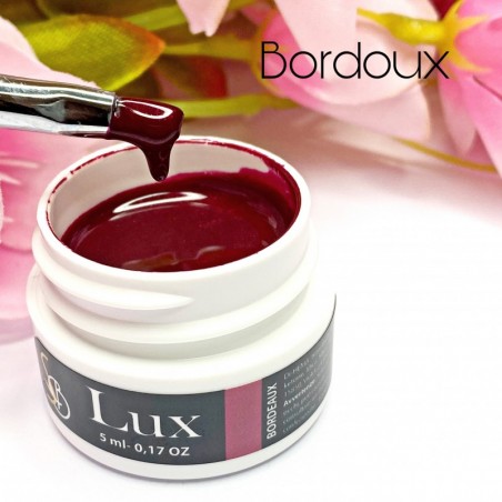 Gel nail art bordeaux perlato - Bordeaux