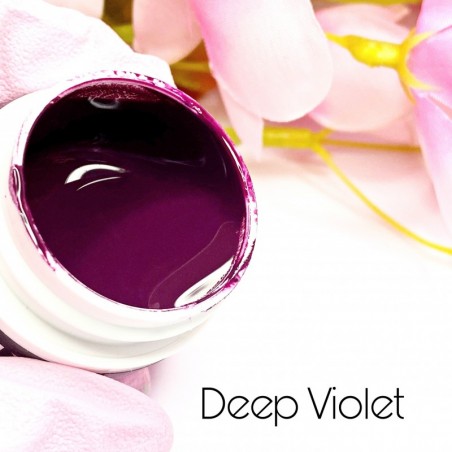 Gel nail art viola scuro - Deep Violet