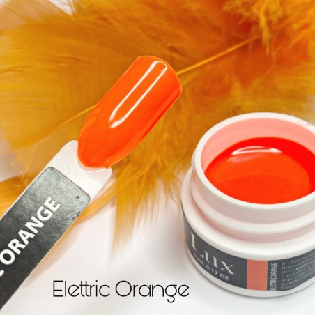 Gel nail art arancio neon - Elettric Orange