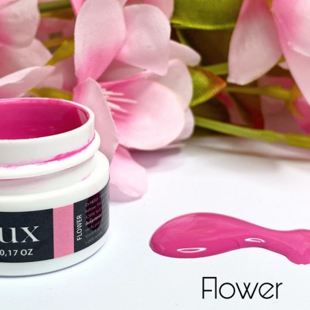 Gel nail art rosa/fucsia - Flower