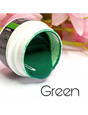 Gel nail art verde puro - Green