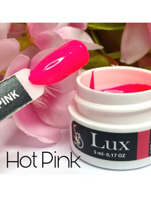 Gel nail art fucsia neon - Hot Pink