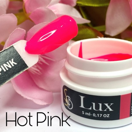 Gel nail art fucsia neon - Hot Pink