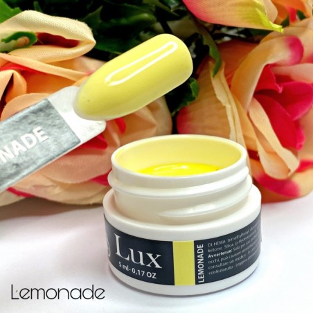 Gel nail art giallo pastello - Lemonade