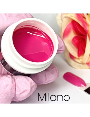 Gel nail art fucsia - Milano