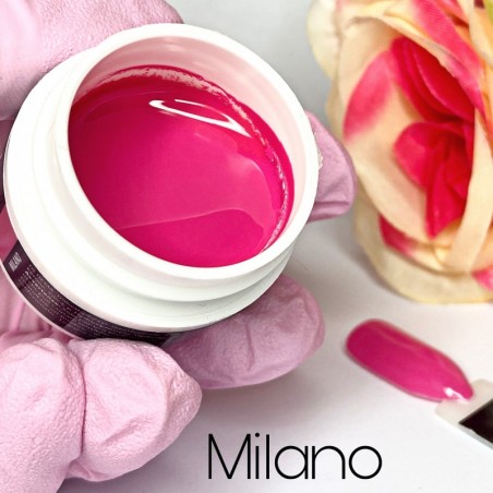 Gel nail art fucsia - Milano
