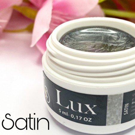 Gel nail art grigio metallizzato - Satin