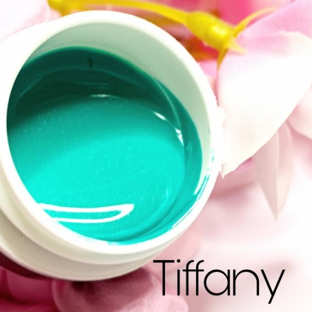 Gel nail art verde tiffany - Tiffany