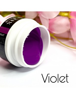 Gel nail art viola neon - Violet