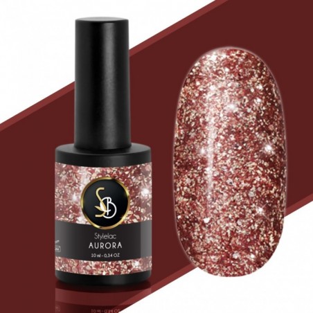 Smalto semipermanente rose gold glitter