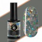 Smalto semipermanente Argento Glitterato Multicolor - Agnese