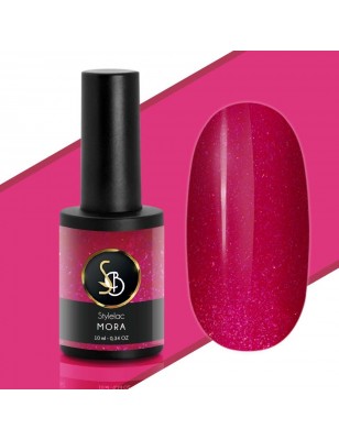 Smalto semipermanente fucsia microglitterato