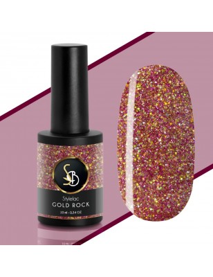 Smalto semipermanente multicolor rosa/oro Gold Rock