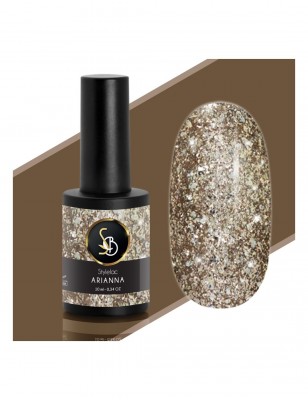 Kit unghie - Smalto semipermanente Oro Glitter Arianna