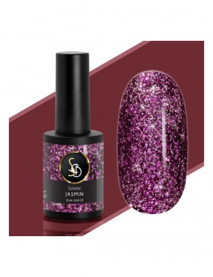Kit unghie - Smalto semipermanente Fucsia Glitter Jasmin