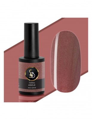 Kit unghie - Smalto semipermanente Marrone metallizzato Adele