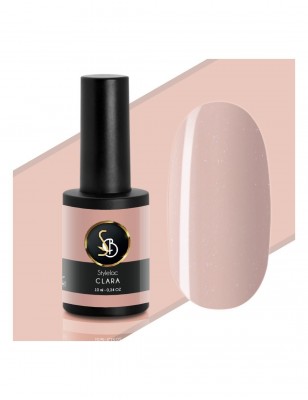 Kit unghie - Smalto semipermanente Rosa Lattiginoso Microglitterato Clara