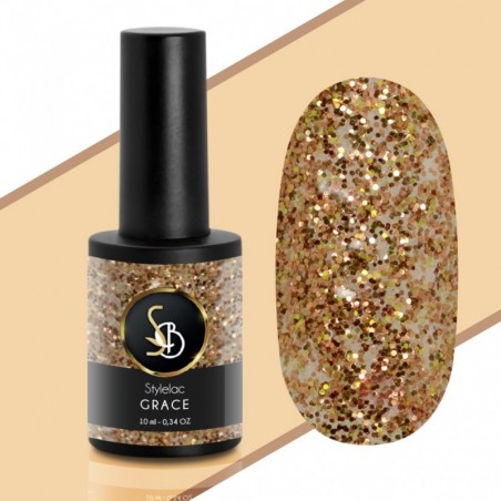 Smalto semipermanente Oro Glitterato - Grace