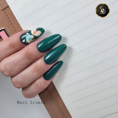 Smalto semipermanente verde petrolio - Monstera