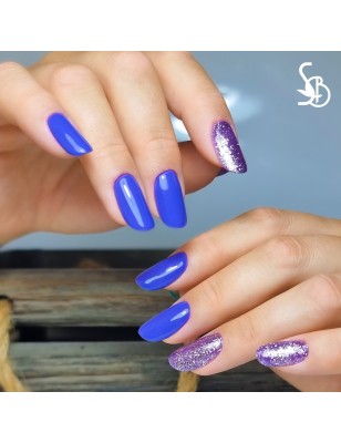 Smalto semipermanente Viola Glitter - Daiana - New