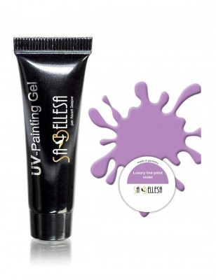 Painting Gel UV in pasta lilla - gel nail art