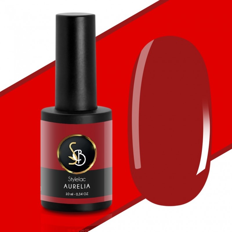 Smalto semipermanente rosso brillante - Aurelia