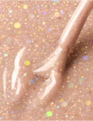 Smalto semipermanente Beige Glitterato - Hammam